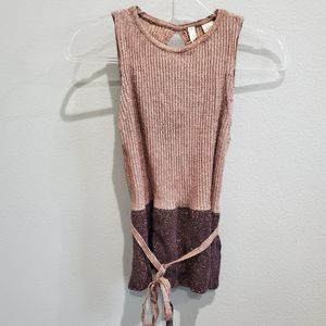 NWT Anthropologie sparkle tank blouse